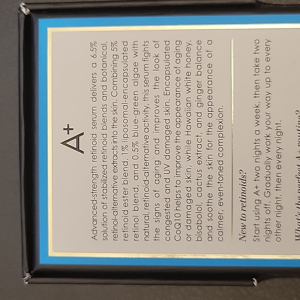 New Sunday Riley A+ Retinoid Serum 1 oz - Picture 2 of 9